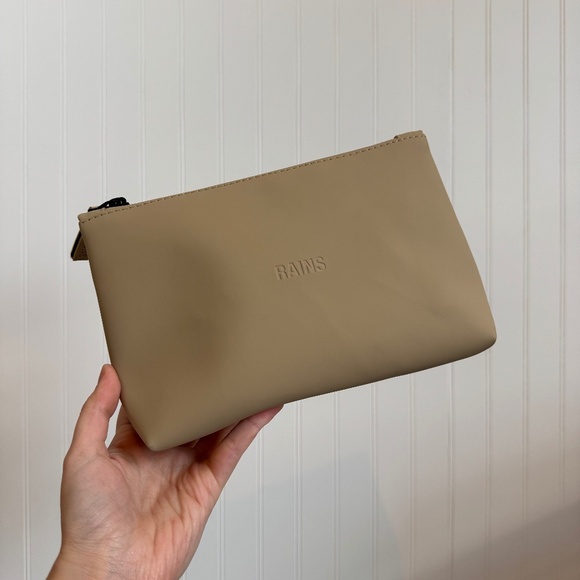 RAINS Cosmetic Bag in Sand - Picture 1 of 8